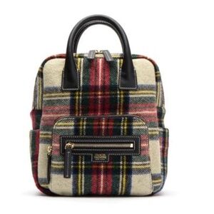 Francis Valentine Tartan Plaid Wool Backpack in Highland Tartan